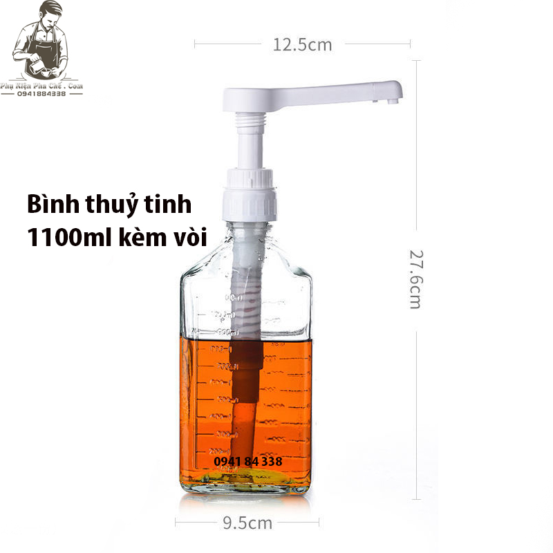 Pump 10ml Loại Ống Hút Lớn, Vòi Bơm Bình Bơm Sữa Đặc