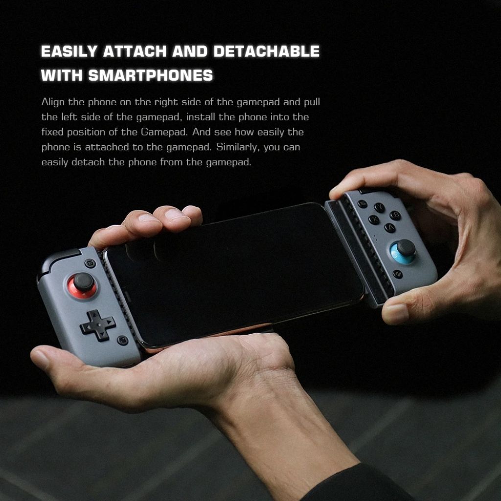 Tay Cầm Không Dây GameSir X2 BT Game Controller Wireless Mobile Game Gamepad Joystick Stretchable for Android iOS Phone Support Cloud –Hàng Chính Hãng