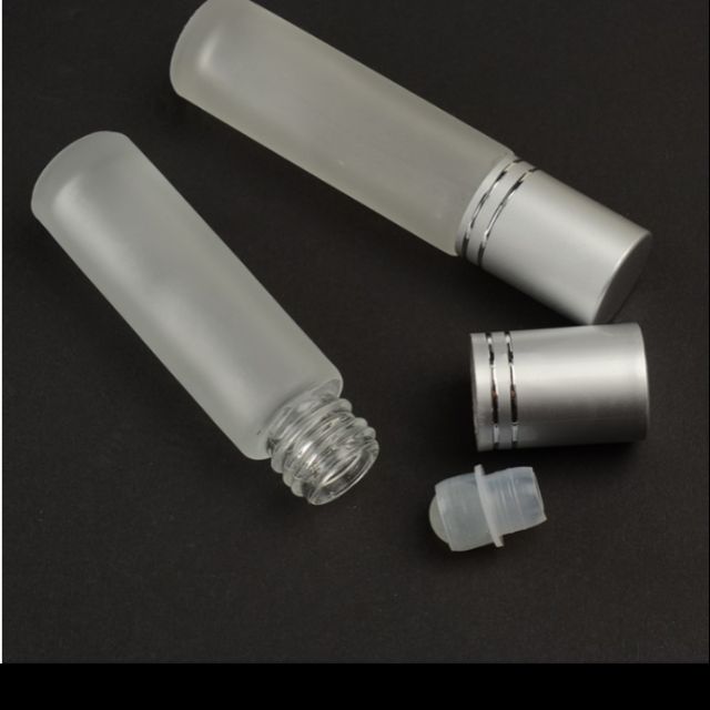 Combo 5 vỏ lọ, hũ thủy tinh bi lăn 10ml cực dày đẹp tiện dụng