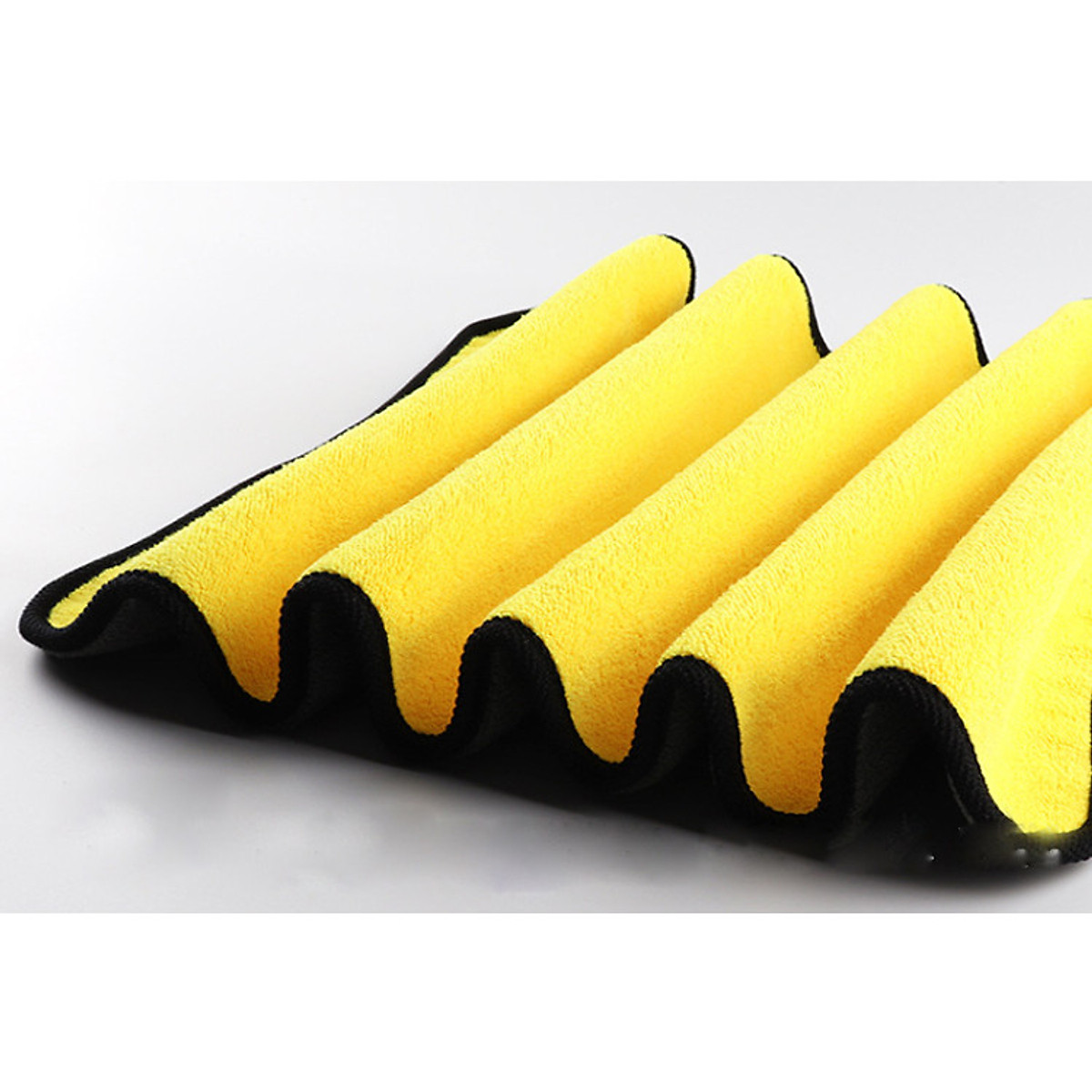 Khăn Lau Xe Ô Tô Đa Năng 2 Lớp Microfiber Siêu Thấm Nước - Dày và Mịn