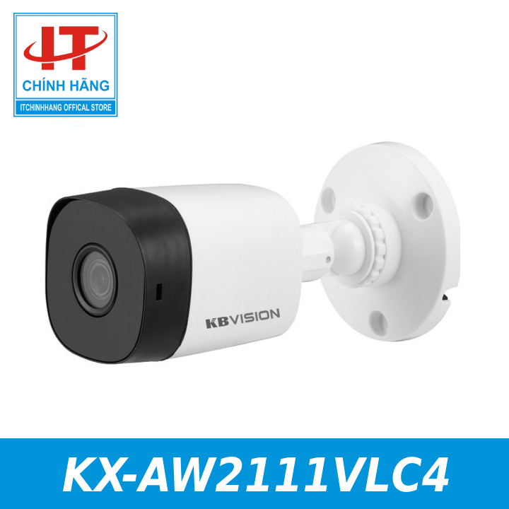 Camera 4 in 1 (CVI/TVI/AHD/Analog) hồng ngoại 2.0 Megapixel KBVISION KX-AW2111VLC4 - Hàng Chính Hãng