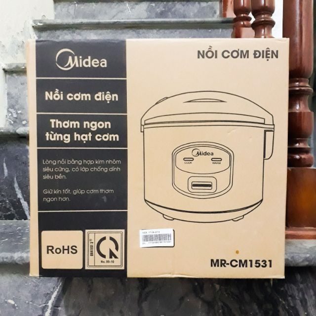 Nồi cơm điện Midea 1.5 Lít MR-CM1531 - Hàng Chính Hãng