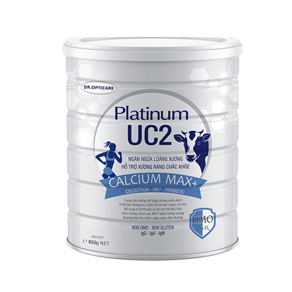 Combo 3 lon Sữa non UC2 Platinum Calcium Max lon 850g