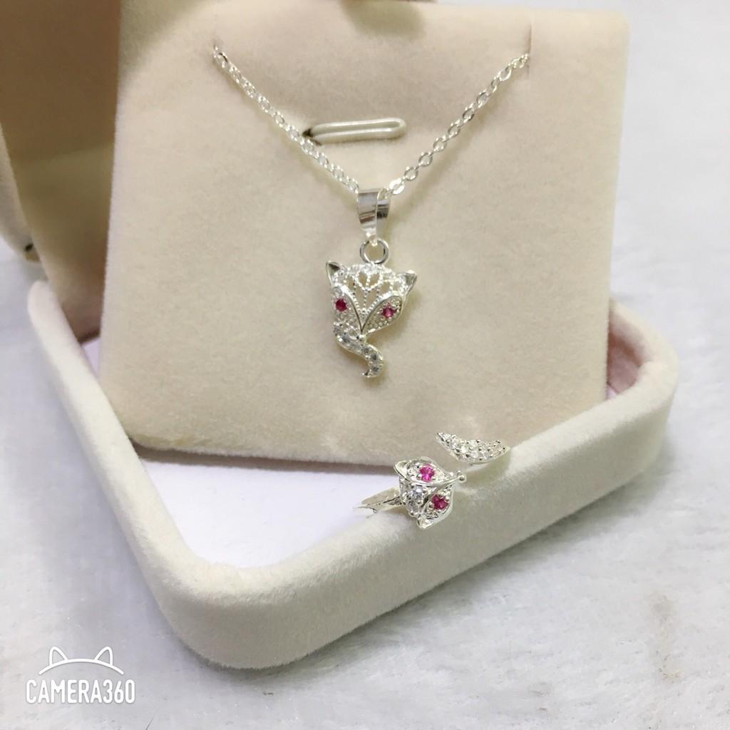 BỘ TRANG SỨC HỒ LY MẮT HỒNG  -