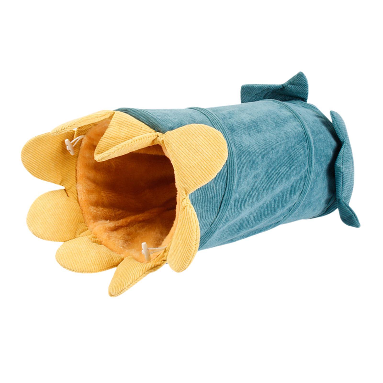 2 Pcs Pet Cat Hamster Tunnel Toys Tube Tent Guinea Pig Hedgehog Mice Rat
