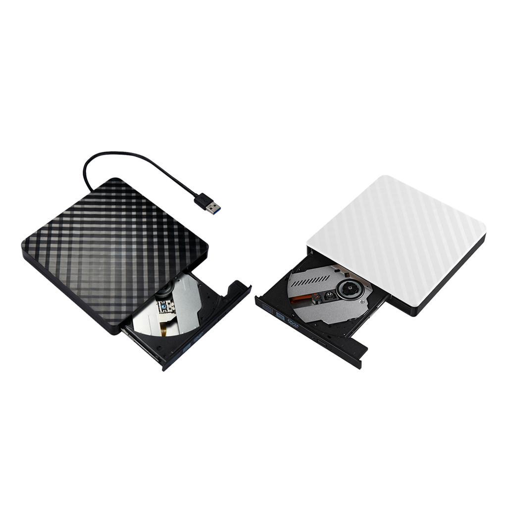 External USB 3.0 High- DVD Burner Optical Drive for Desktop Black