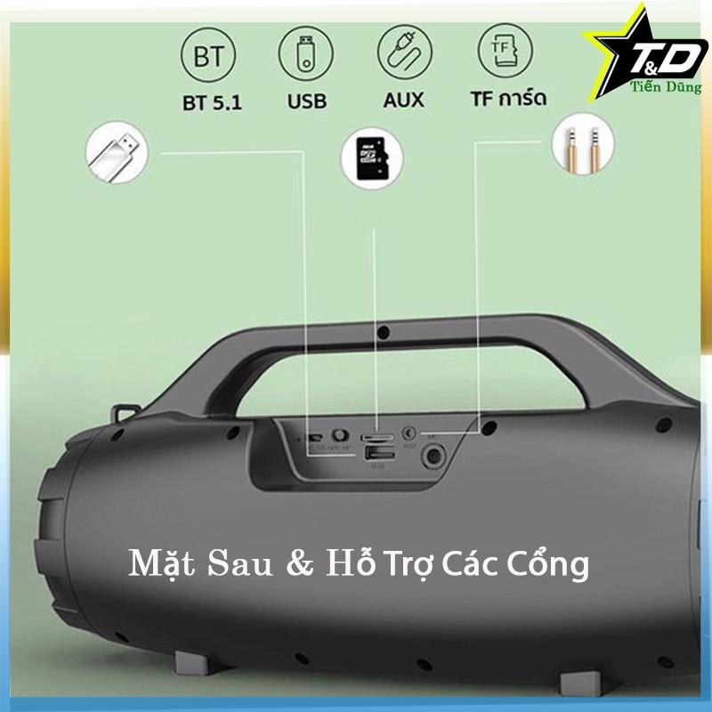 Loa karaoke Kimiso S3 chạy Bluetooth USB tặng kèm 1 mic có dây bản nâng cấp loa bluetooth