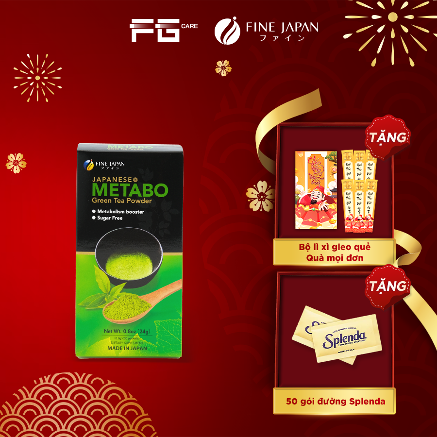 Trà xanh Metabo Green Tea Hộp 30 Gói