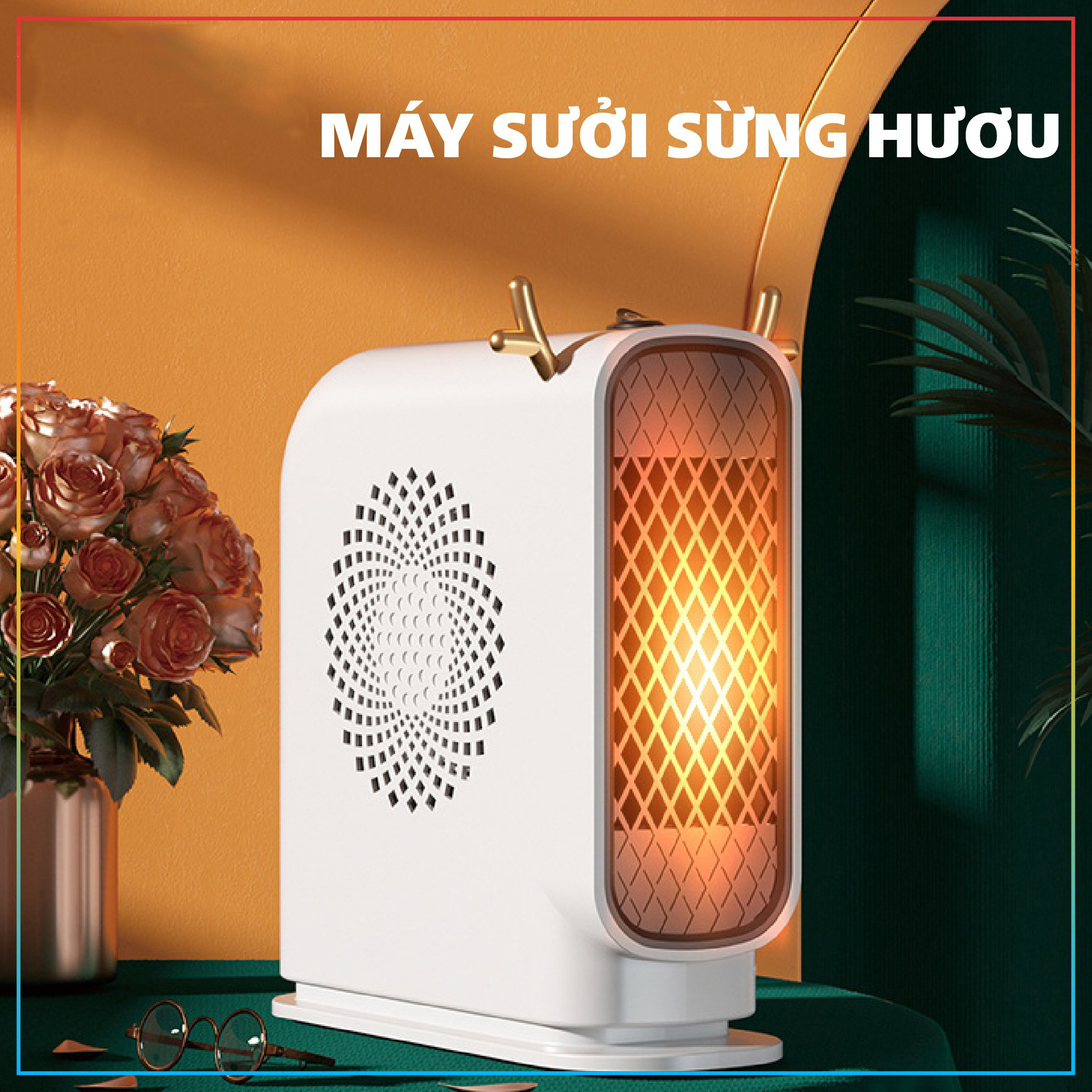 Máy Sưởi Ấm hình Sừng hươu N8 đa năng tiện dụng