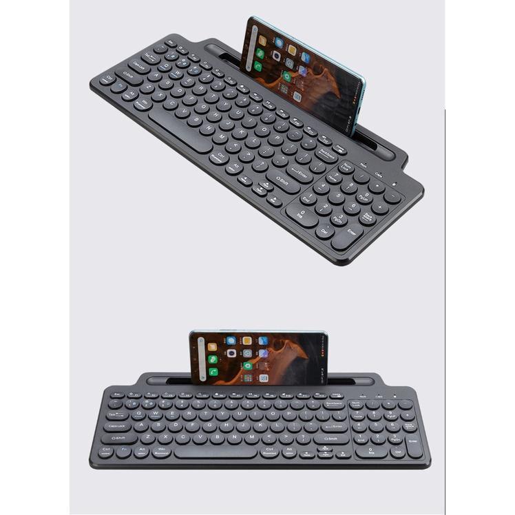 Bàn PhíM Cơ Bluetooth + 2.4Ghz Universal Cho Notebook / PC / Laptop