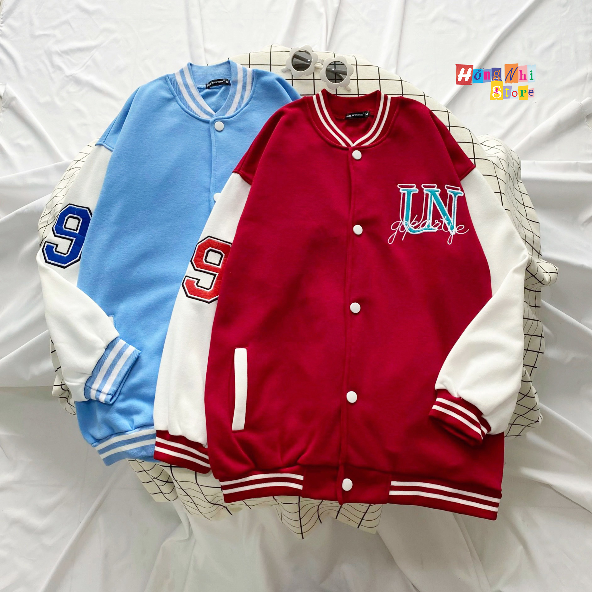 Áo Khoác Bomber UN GoPartye Ulzzang Unisex Dáng Rộng Nam Nữ - MM