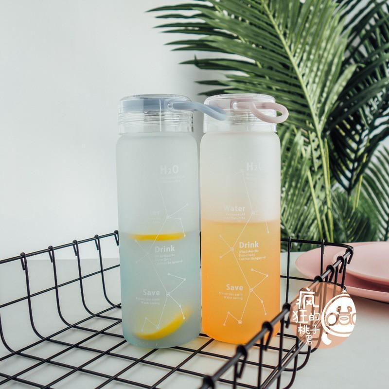 Bình Giữ Nhiệt Hàn Quốc H20 Họa Tiết Chòm Sao Nắp Miệng Chống Tràn
