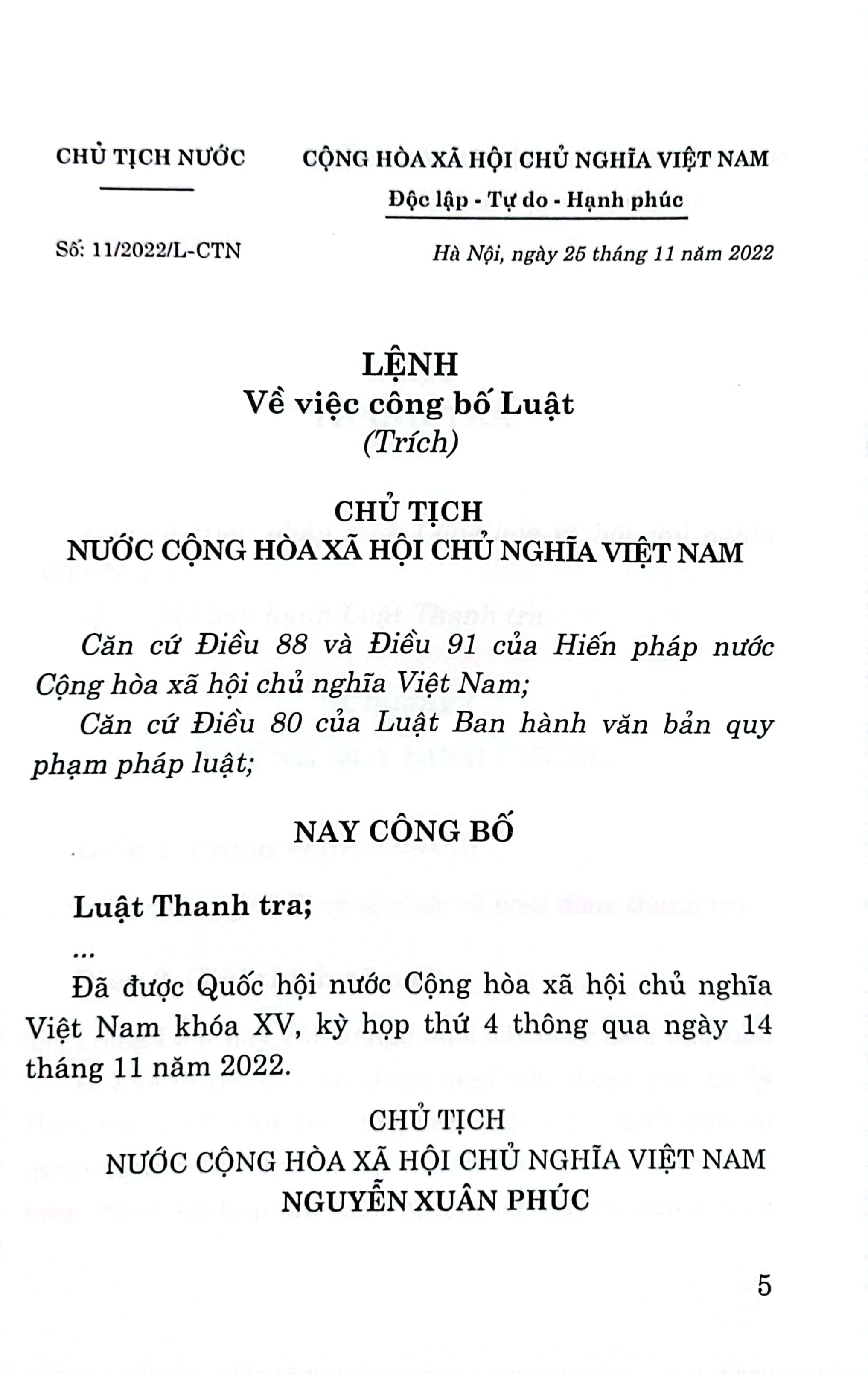 Luật Thanh tra