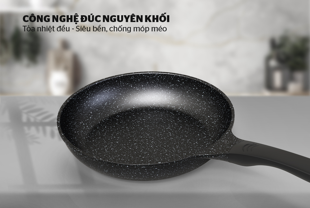 Chảo siêu bền đá SUNHOUSE SBD26N 26cm