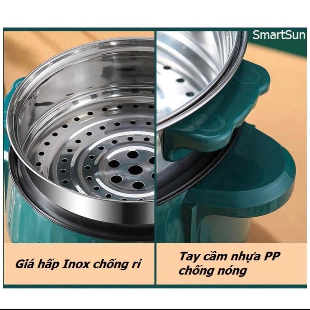 NỒI LẨU ĐIỆN ĐA NĂNG ELECTRIC COOKER POT SHANBAN 2 TẦNG KÈM KHAY HẤP INOX CAO CẤP