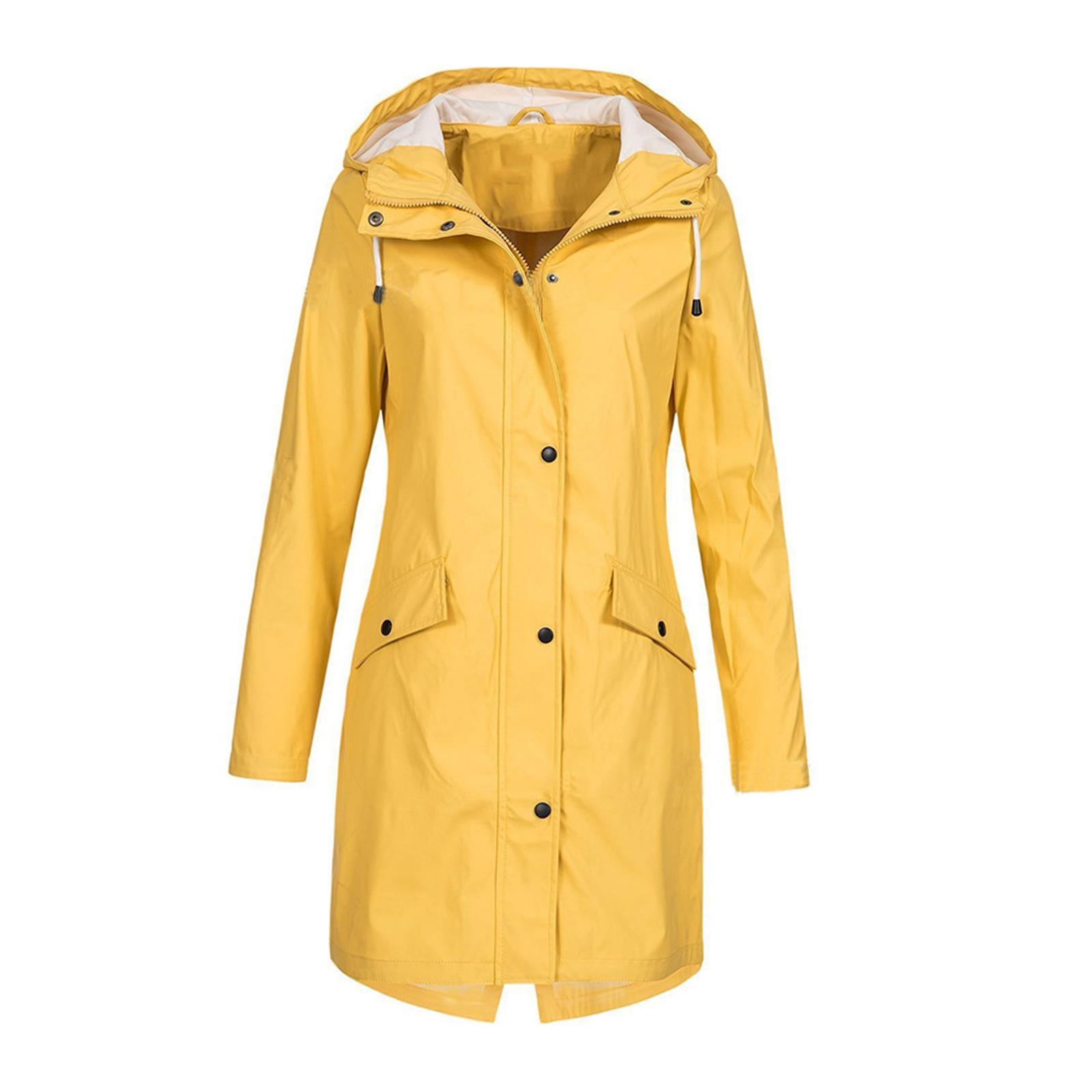 Waterproof Lightweight Rain  Coat for  Outdoor Hooded