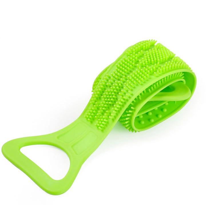 Đai Tắm Silicon 2 Mặt Đa Năng| Đai Chà Lưng Tiện Ích