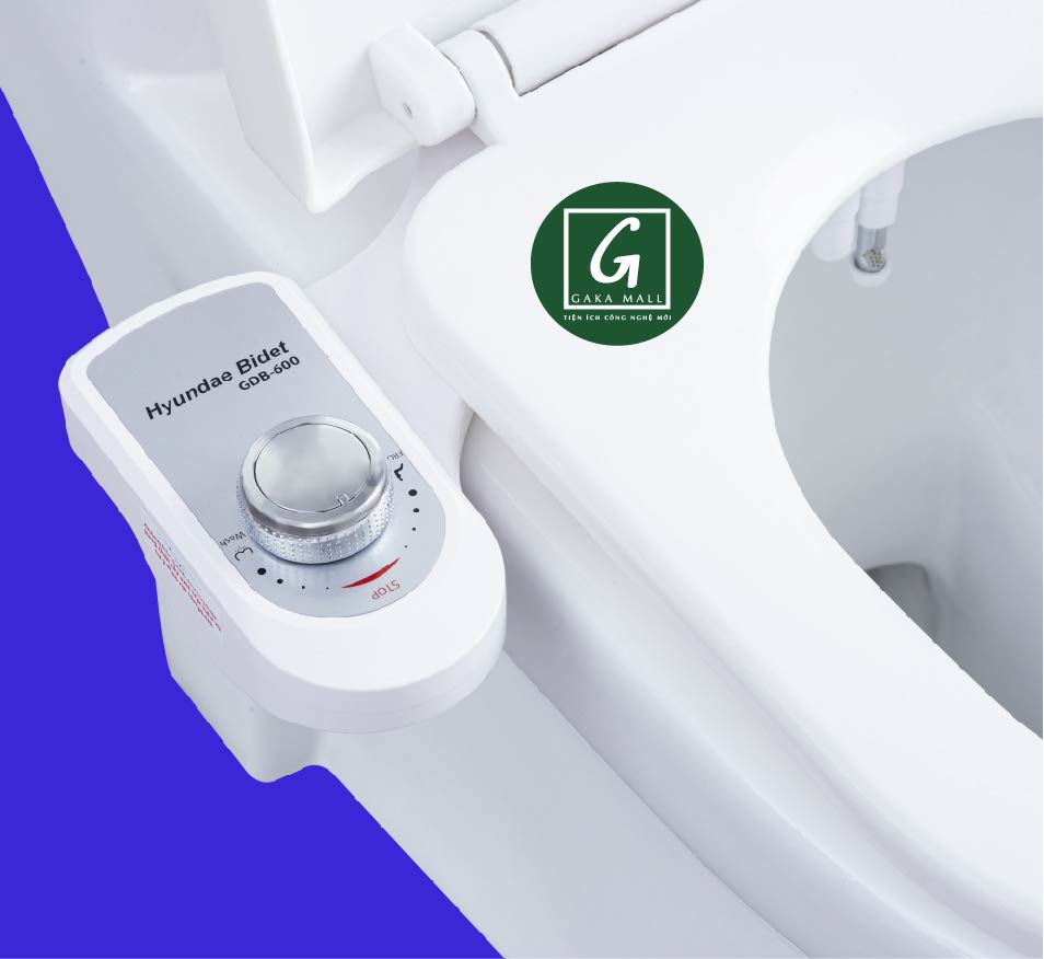 Vòi rửa vệ sinh thông minh Hyundae Bidet GDB602, 2 vòi rửa, Không Dùng Điện