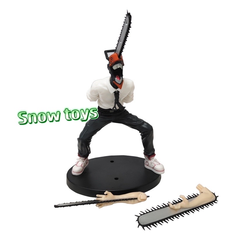 Mô hình Chainsaw Man - Nhân vật Denji hóa Quỷ cưa máy - Kích thước Denji Cao 18,5cm - Fullbox Chainsaw man Quỷ cưa