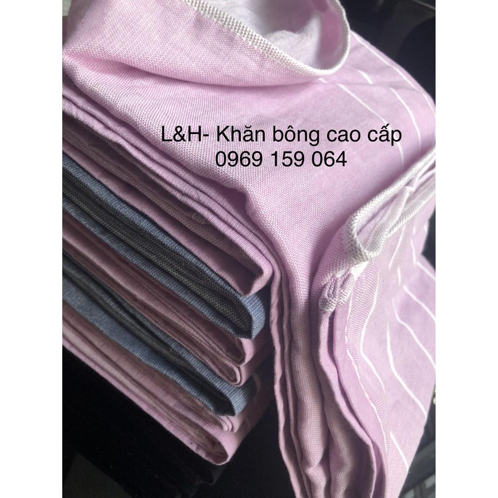 Khăn tắm cotton quấn em bé sơ sinh KT 60x120, nặng 200g