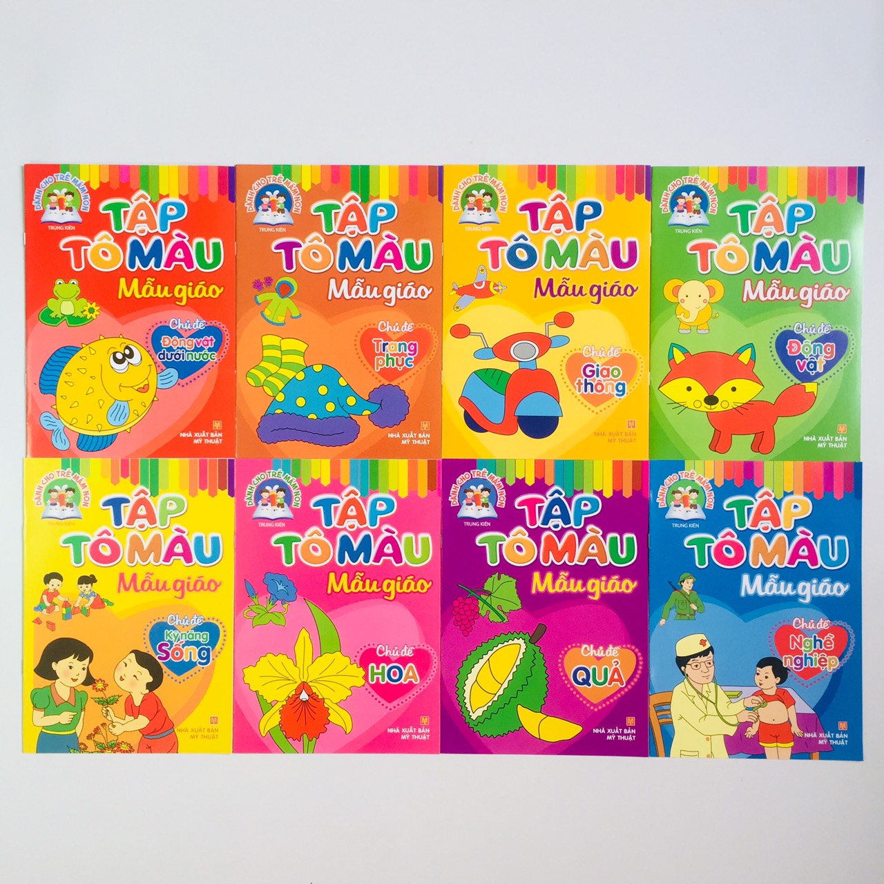 Sách Tập tô màu mẫu giáo ( túi )