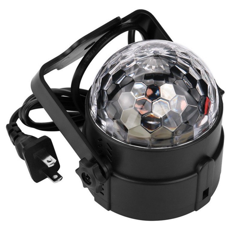 Đèn Nháy Qủa Cầu Nháy ,Qủa Cầu Xoay Pha Lê 7 Màu Xoay Pha Lê Để Phòng Hát Sân Khấu .