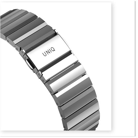 Dây Đeo Thép UNIQ Strova Steel Link Band dành cho Apple Watch 45/44/42MM - Hàng chính hãng