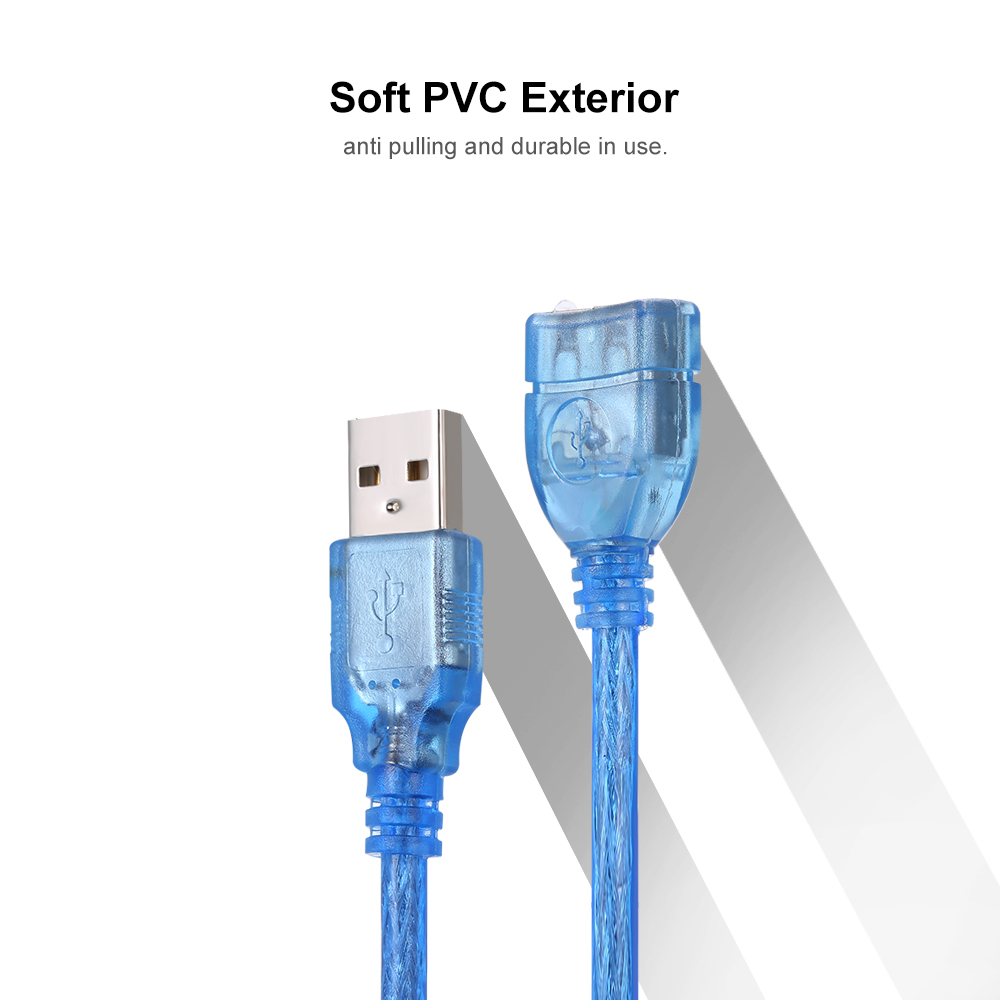 Dây Cáp Nối Dài USB Male Sang Female Cho TV Thông Minh PS4 Xbox One SSD Đồng Bộ Hóa Dữ Liệu USB2.0 150cm