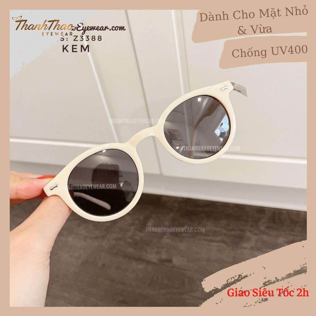 Kính Mát Kính Râm Dáng Tròn Mini 3388 Nhiều Màu Hot Nhất 2021 Nữ - ThanhThao Eyewear