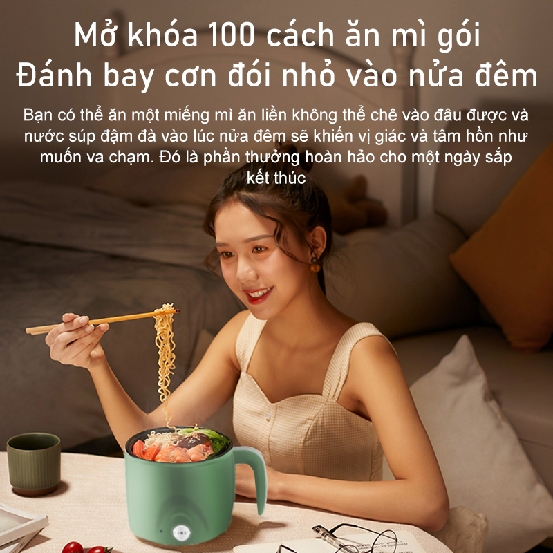 Nồi cơm điện nhỏ ở ký túc xá Nồi cơm điện đa năng Nồi nấu ăn sinh viên Nồi nấu nhỏ Nồi hấp