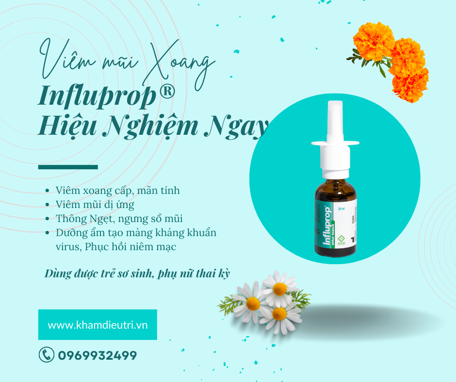 INFLUPROP Austria, Nasal Spray Dung dịch xịt sương giúp hỗ trợ điều trị viêm xoang, viêm mũi,  phòng ngừa vi khuẩn, virus, tạo màng niêm mạc bảo vệ lành nhanh vết thương, dưỡng ẩm, chống ngạt sổ mũi, ngưng chảy dịch mũi. Nhập khẩu Châu Âu