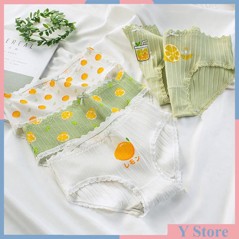 Quần Lót Cotton Co Dãn 4 Chiều Quả Cam Tươi