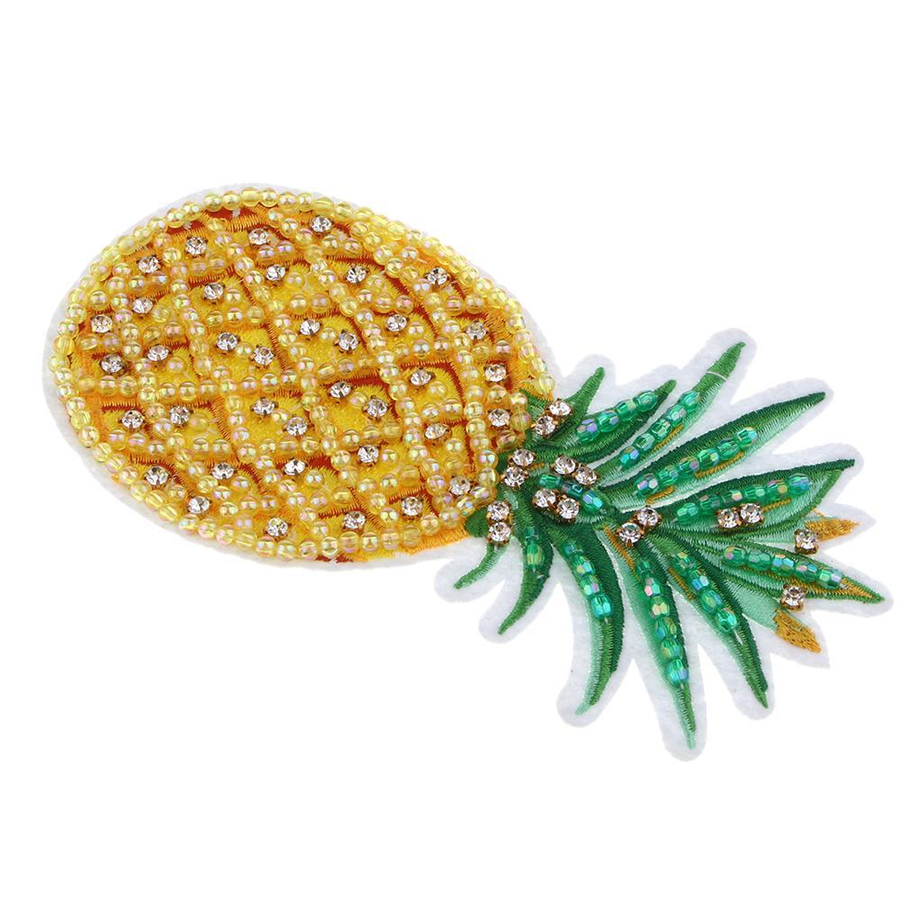 Embroidery Beads Rhinestone Patches Sew On Applique Patch Badge