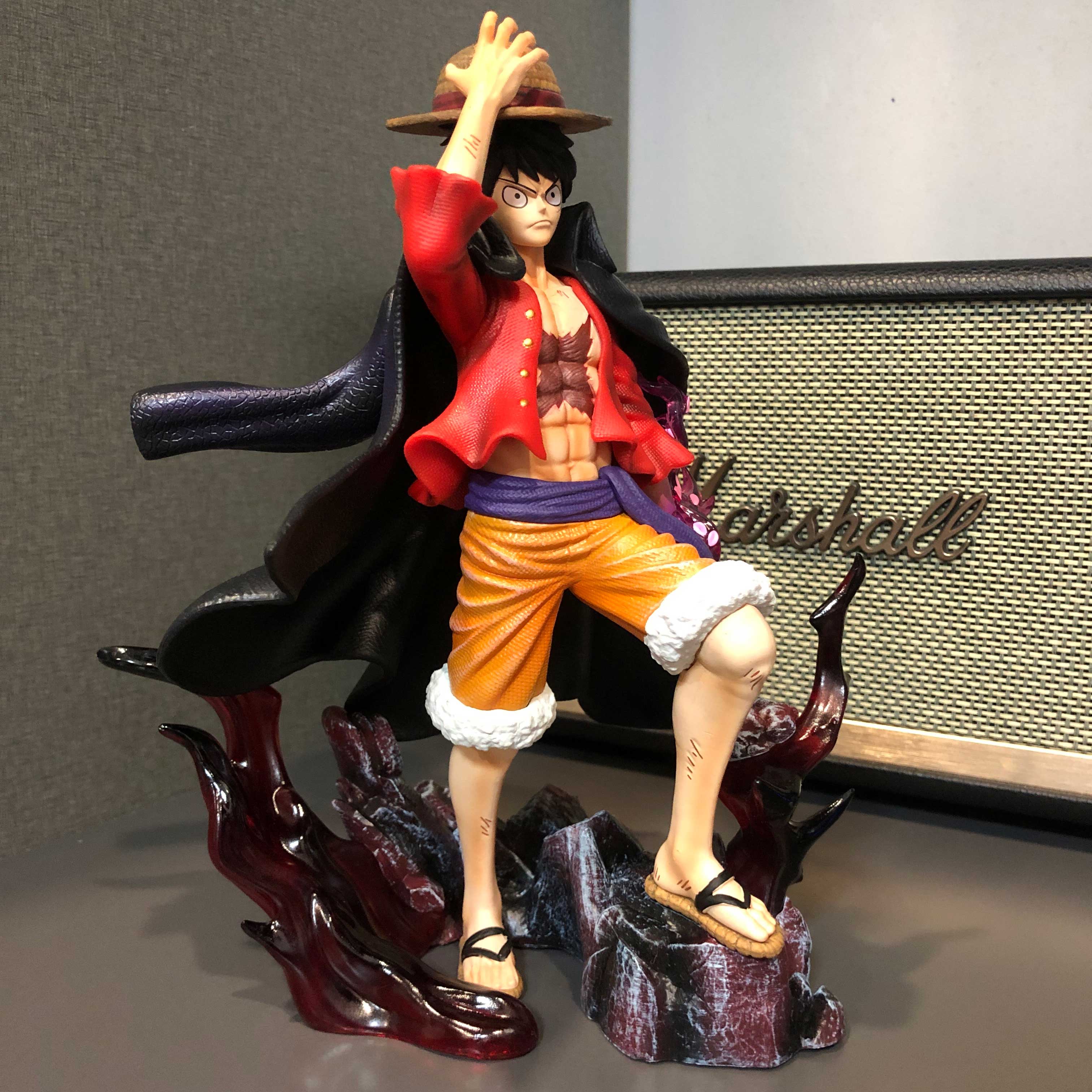 Mô hình Luffy tứ hoàng siêu ngầu bản Cao Cấp 2 đầu 23 cm - One Piece