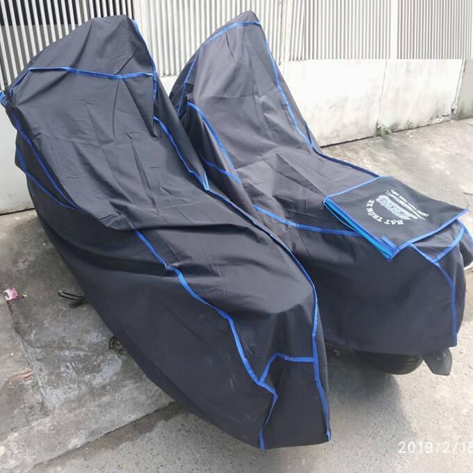 Bạt Trùm Xe Máy Vải Dù Chống Thấm Siêu Bền, Trùm Được Tất Cả Các Đời Xe Máy - Áo trùm xe