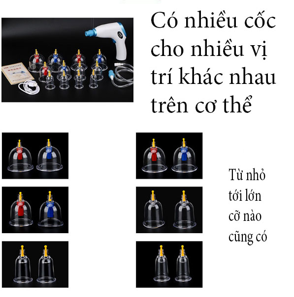 Bộ giác hơi chân không điện tử hút tự đông D977