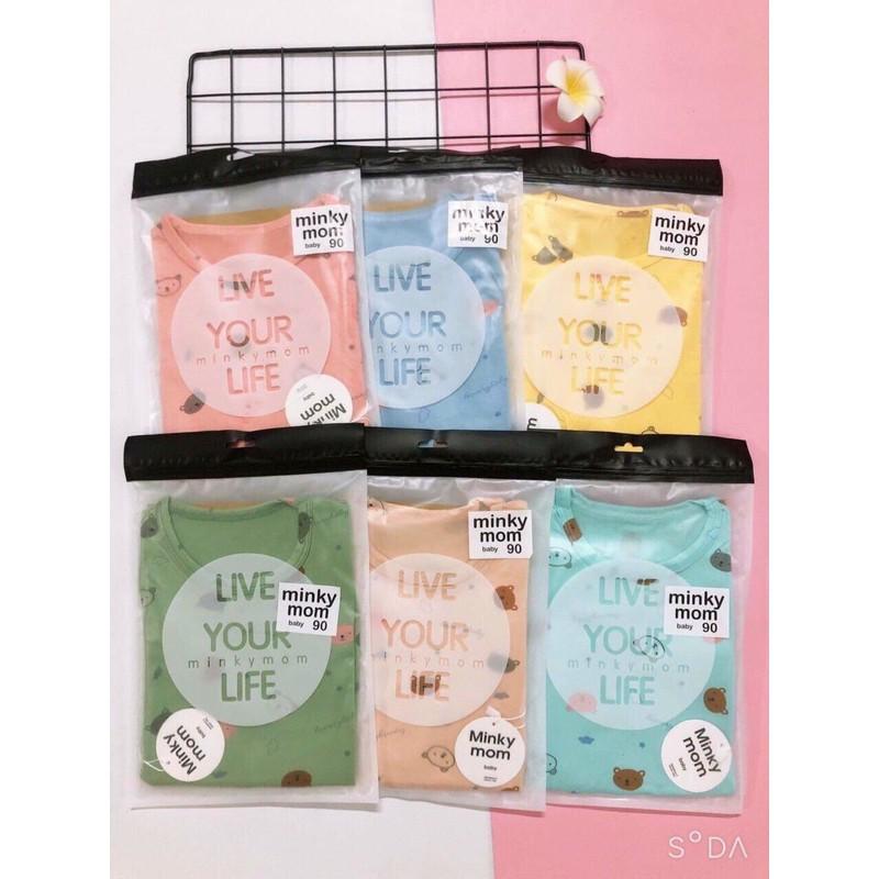 set bộ mom minky siêu xinh siêu mát cho bé trai hoặc gái