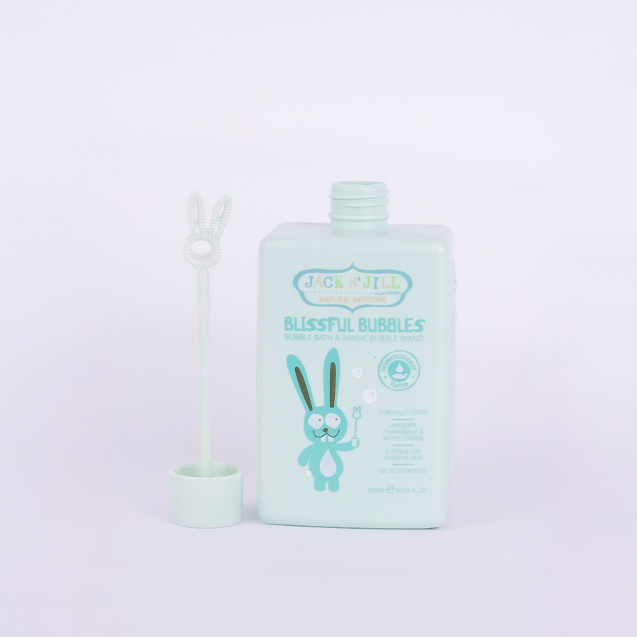 Sữa tắm bong bóng tự nhiên cho bé Jack N' Jill - Màu xanh 300ml (Từ 6 tháng)
