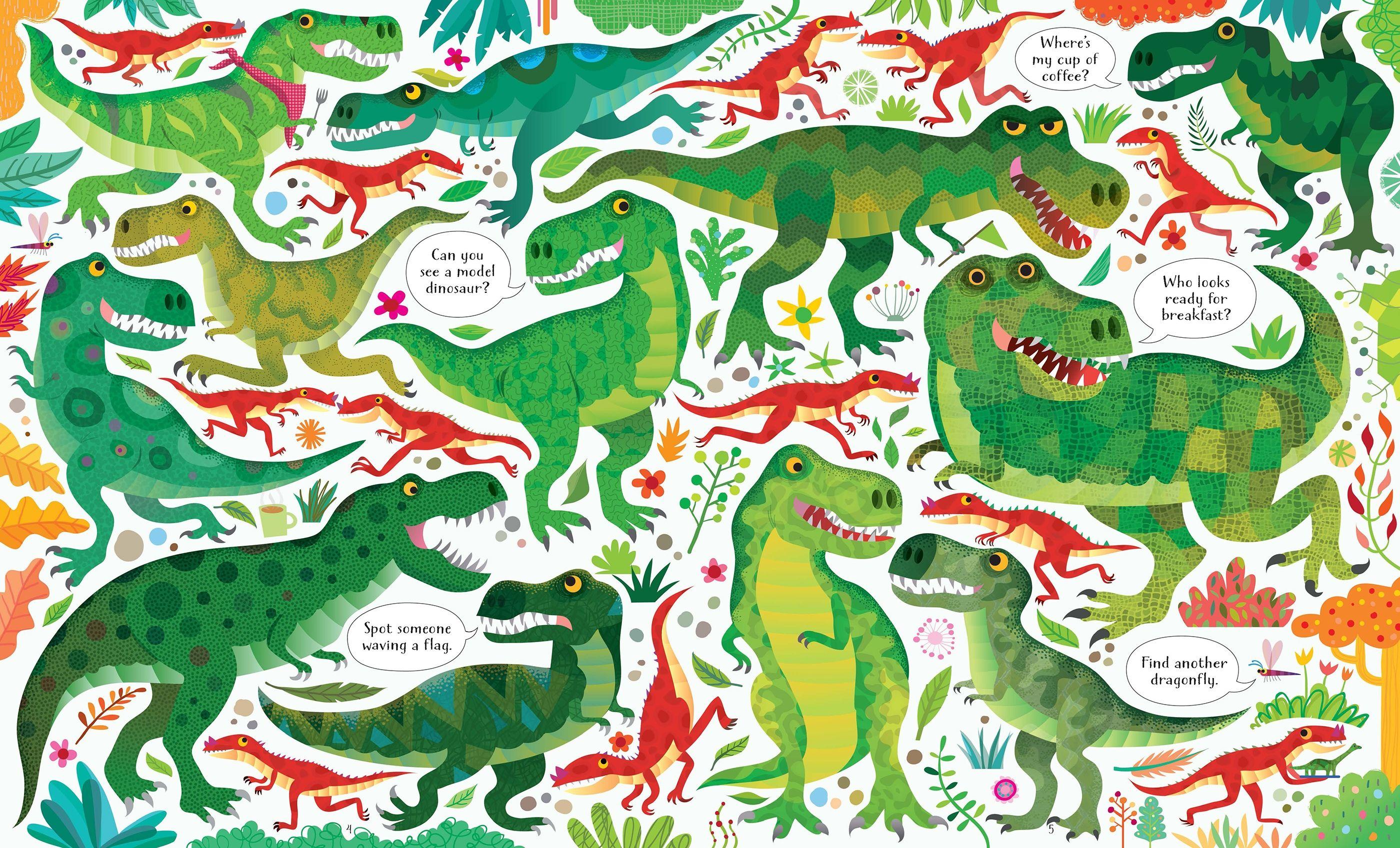 Usborne Book And Jigsaw Dinosaurs