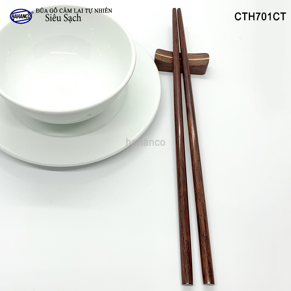 Đũa tròn gỗ Cẩm Lai Siêu sạch CTH701CT - gỗ tự nhiên vân đẹp ️- An toàn khi sử dụng
