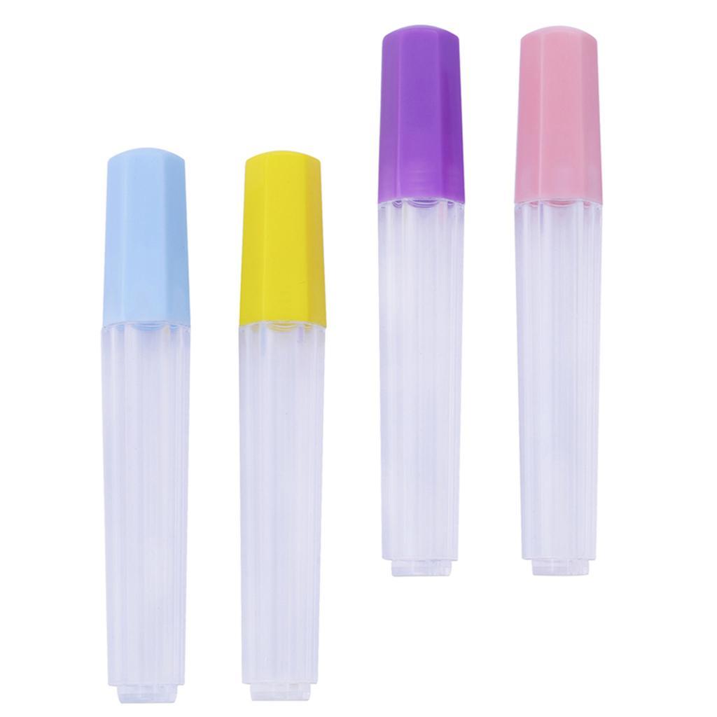 4 Pieces Plastic Sewing Needles Case Tube Felting Needles Storage Container