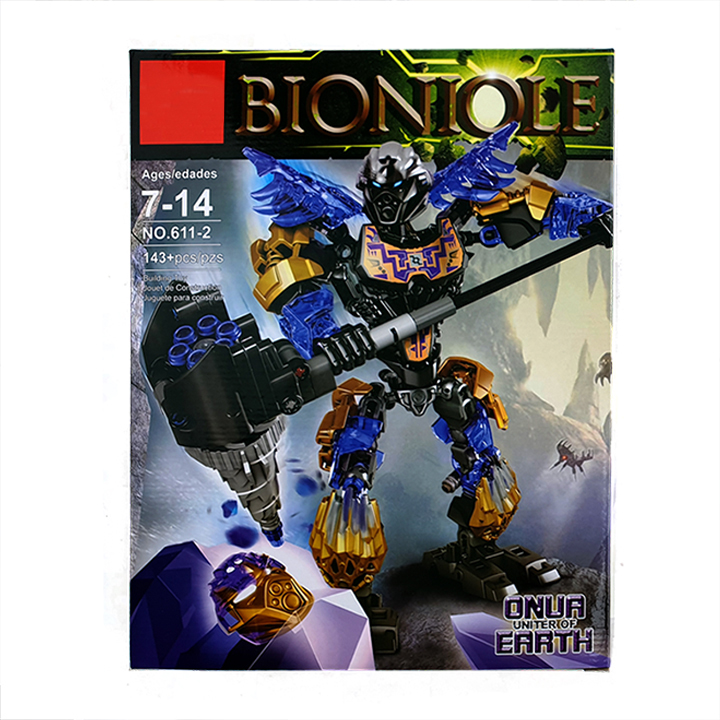 Mô hình đồ chơi Bionicle 611-2 Onua Earth (143 chi tiết) - Có video minh họa