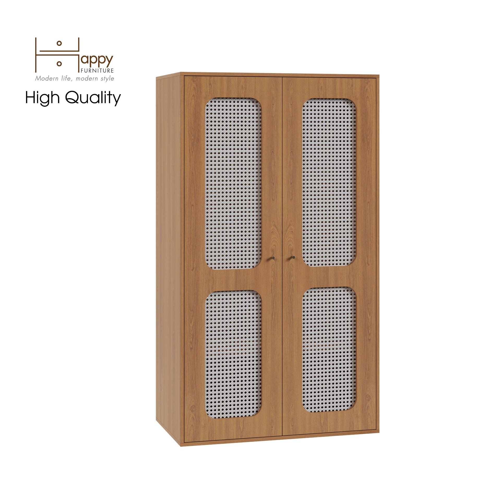 [Happy Home Furniture] MEYDAN, Tủ quần áo cửa mở , 100cm x 58cm x 176cm ( DxRxC), TCM_050