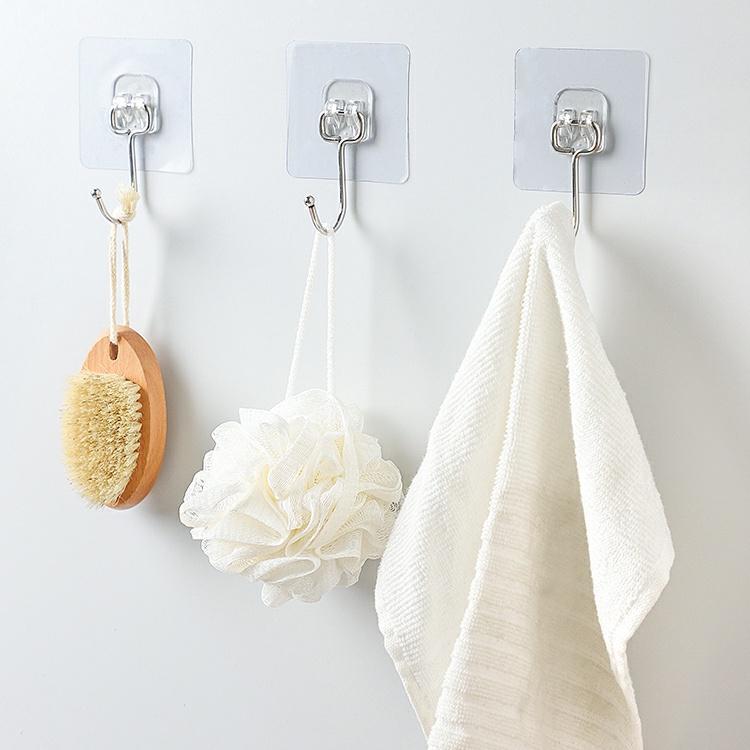 Móc Treo Đồ Dán Tường Siêu Dính, Siêu Chịu Lực  - Móc Treo Quần Áo, Đồ Nhà Tắm, Nhà Bếp
