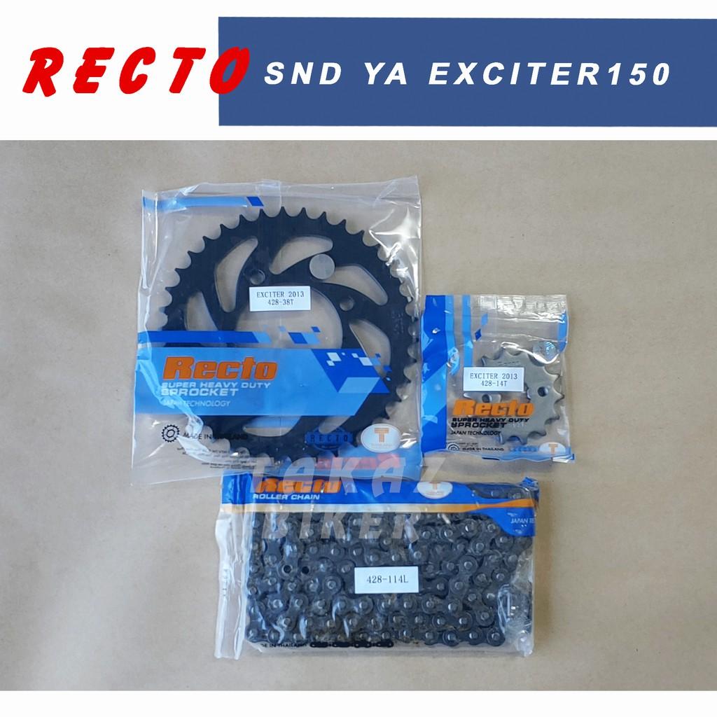B3 Sên Nhông Đĩa Recto Dùng Cho Xe Exciter 150cc - FZ 150cc made Thái Lan nhập khẩu