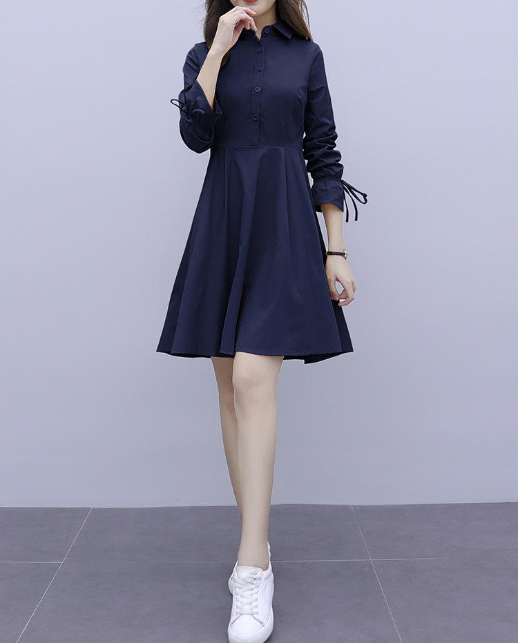 Đầm công sở cổ bẻ nhẹ nhàng DV52