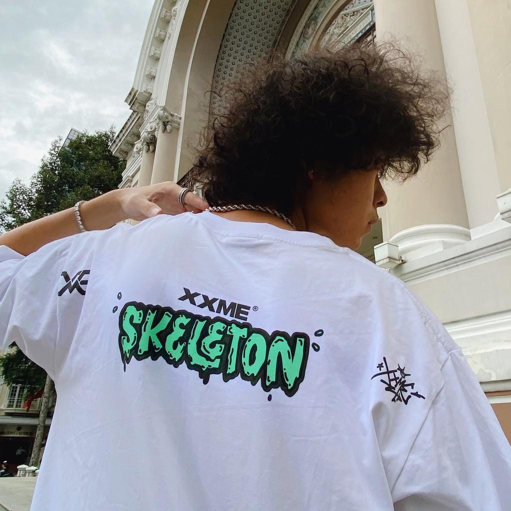 Áo thun Skeleton X-RAY RAWR XXME - BLACK / WHITE