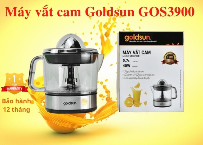 Máy Vắt Cam Hai Chiều Goldsun GOS3900 Công Suất 40W - Hàng chính hãng Goldsun