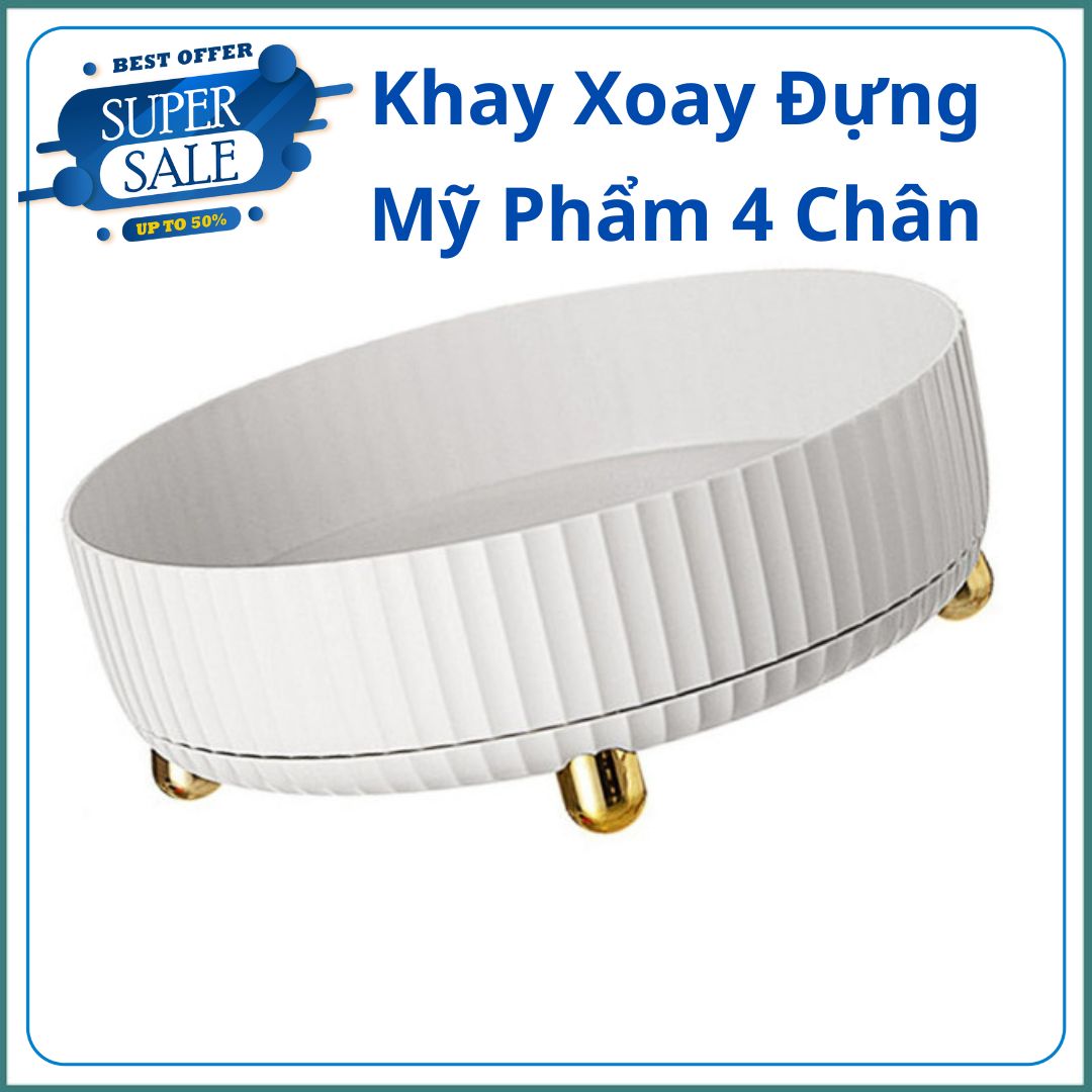 Khay, Kệ Xoay Đựng Mỹ Phẩm Sang Trọng Nhẹ 360° Hộp Đựng Đồ Cỡ Lớn Cho Căn Phòng, Kệ Đựng Gia Vị Cho Nhà Bếp