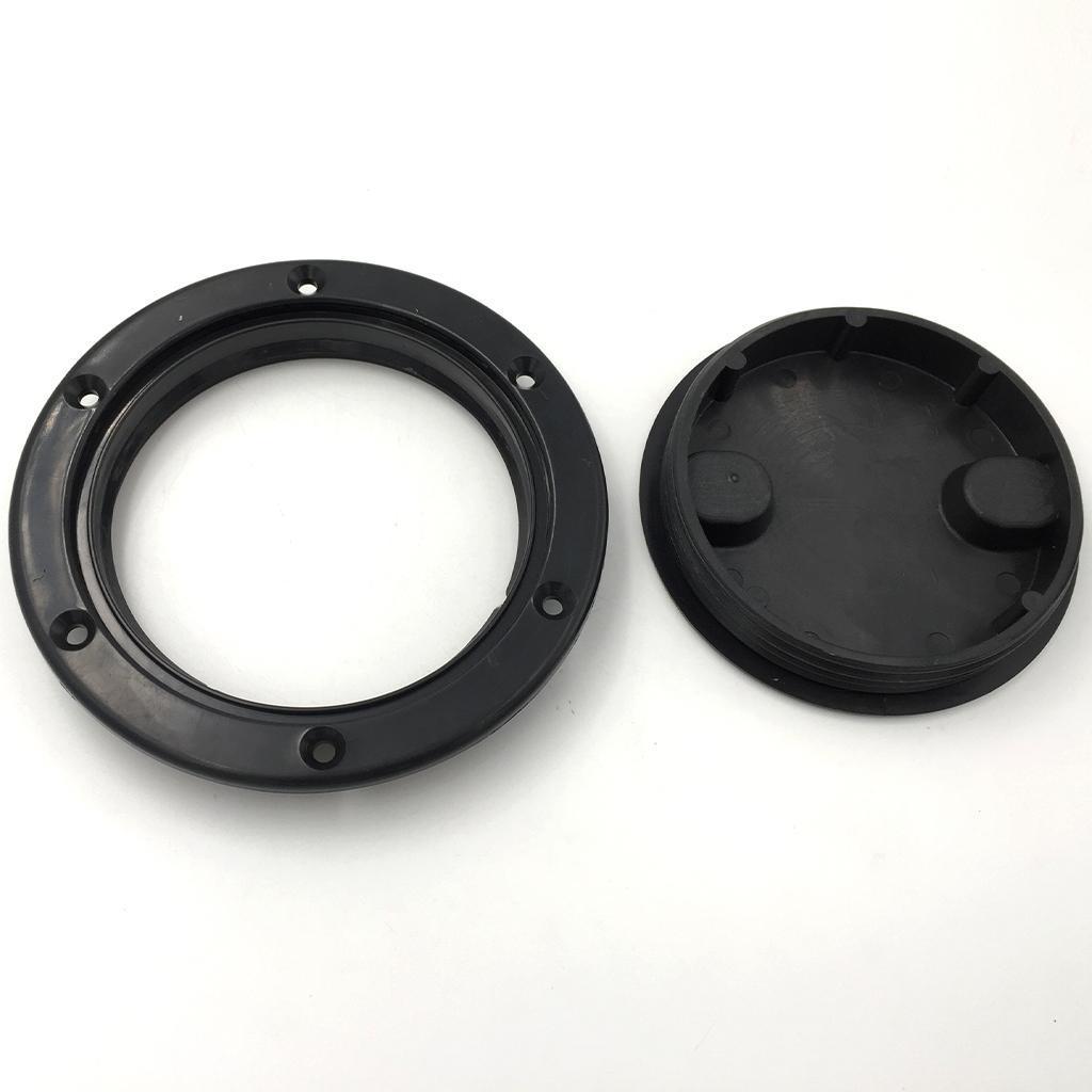 Marine 4"/6" Deck - Black for Boat RV Black